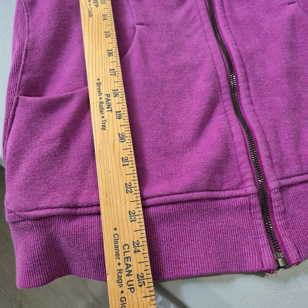 Lululemon Scuba Hoodie Womens 12 Regal Plum Full Zip Sweatshirt Jacket Classic
